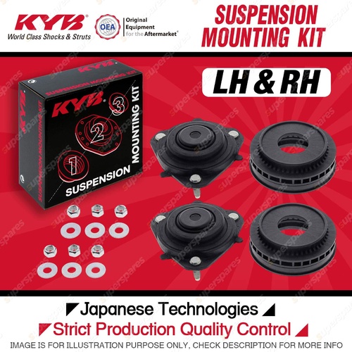 2x KYB Front Strut Top Mounts LH & RH for Ford Festiva WP WQ 1.6 I4 2004-2008