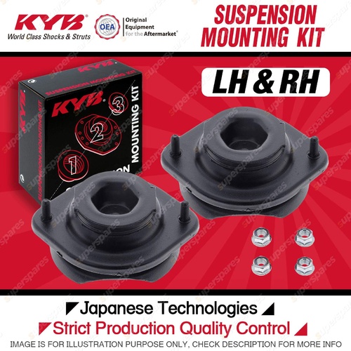 2x KYB Front Strut Top Mounts for Mazda MX-5 NA I4 RWD Convertible 89-97