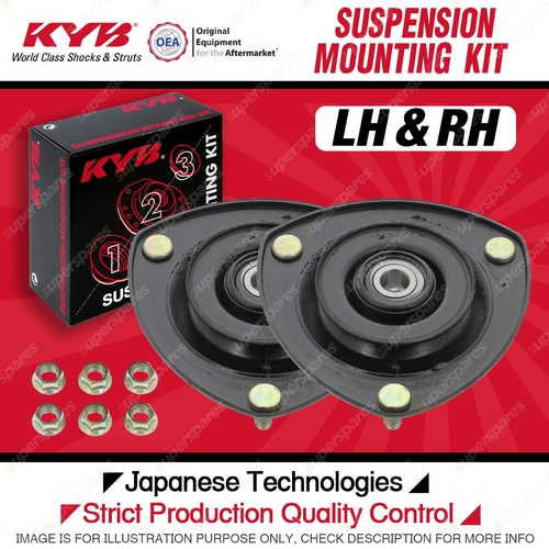 2x KYB Front Strut Top Mounts LH & RH for Hyundai Sonata Y2 FWD Sedan 89-93