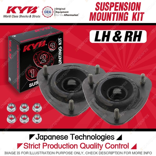 2x KYB Rear Strut Top Mounts for Subaru Impreza GC GF WRX Liberty BC BF RS Turbo