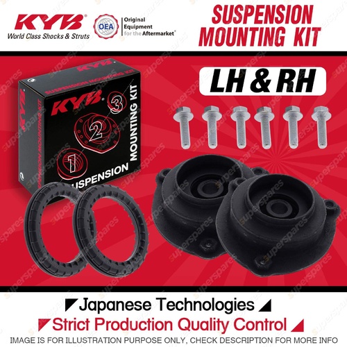 2x KYB Front Strut Top Mounts LH & RH for Saab 9-5 YS3E FWD All Styles 97-01