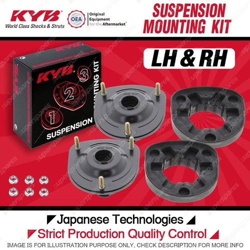 2x KYB Rear Strut Top Mounts LH & RH for Subaru Forester SG9 4WD Wagon 02-06