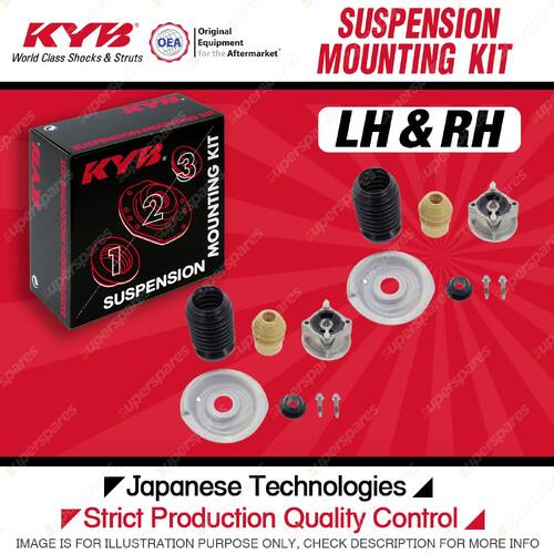 2x KYB Front Dust Doot Bearing Nuts Mounting Kit for Mercedes Benz A-Class W168
