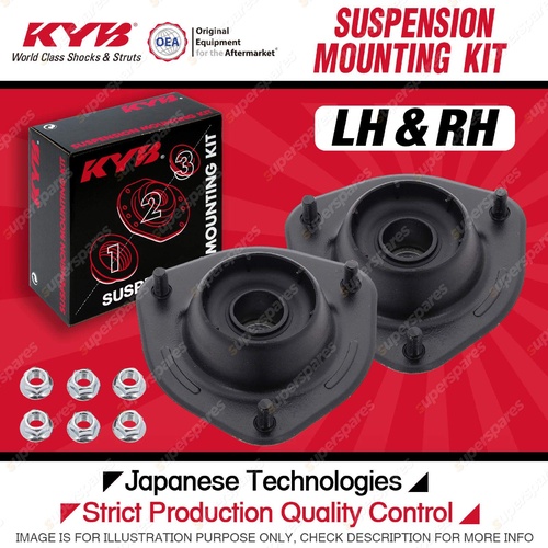 2x KYB Front Strut Top Mounts LH & RH for Volvo S40 Sedan V40 Wagon 97-00