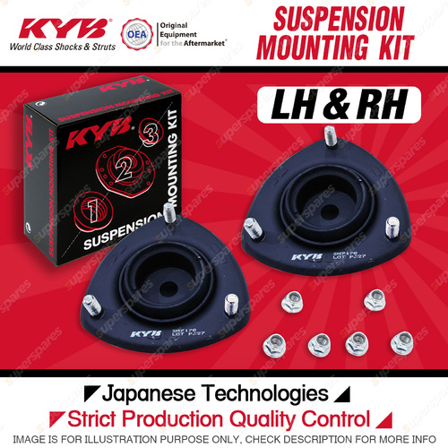 2x KYB Front Strut Top Mounts for Suzuki Grand Vitara JT SUV 2008-on No Bearing