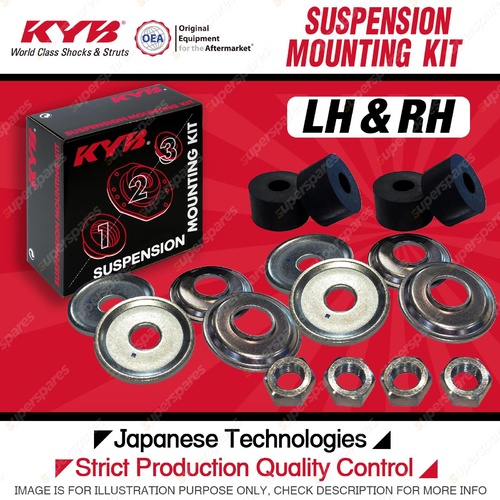 2 KYB Rear Bush Washer Mounting Kit for Toyota Landcruiser FJ FZJ HDJ HZJ 80 105