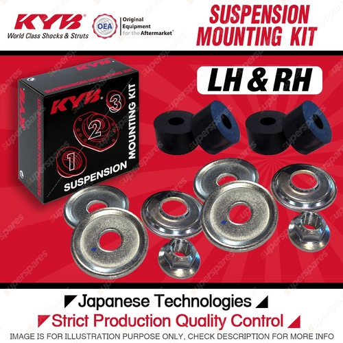 2x KYB Front Bush + Washer Mounting Kit for Toyota Landcruiser FZJ HDJ VDJ 78 79