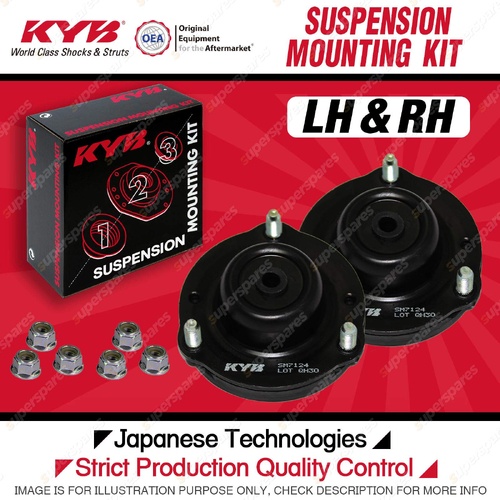 2 Pcs Front KYB Strut Top Mounts for Toyota Fortuner GUN156R 15-ON