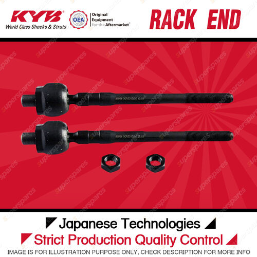 2 Pcs KYB Front Rack Ends for Nissan Murano Z51 3.5L SUV VQ35DE V6 24V 2008-2016