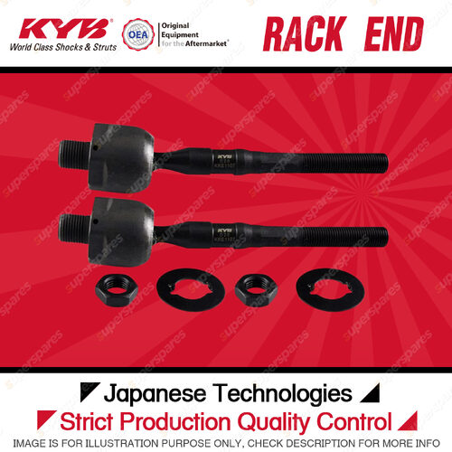 2 Pcs KYB Front Rack Ends for Mazda 6 Atenza GG 2.3L Sedan I4 16V 2002-2008