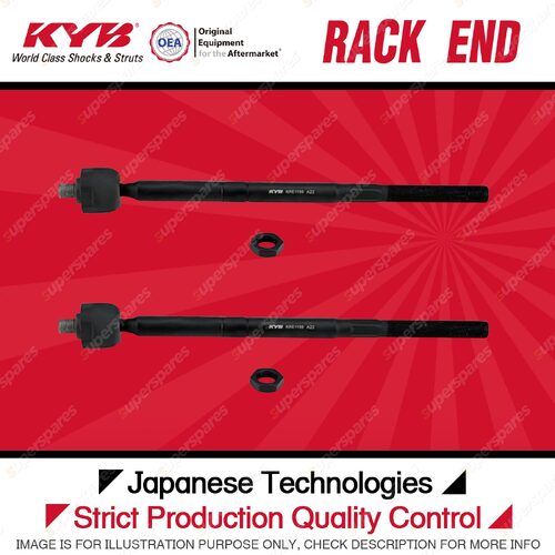 2 Pcs KYB Front Rack Ends for Mazda Tribute CU SDX AJ SUV 2/2004-6/2006 4WD
