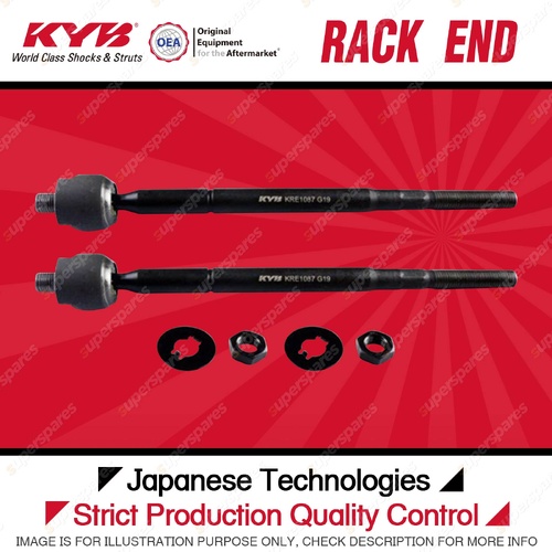 2 x KYB Front Rack Ends for Toyota TownAce KR42R 1.8L 7K 7KE 1996-2007