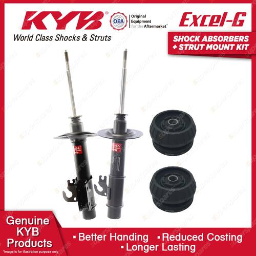 2 Front KYB Shocks Strut Mount Kit for Holden Calais Commodore VE 06-13 Lowered