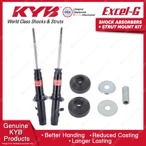 2 Front KYB Shock Absorbers Strut Mount Kit for Honda Civic EG EH 91-95