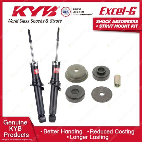 Pair Front KYB Shock Absorbers Strut Mount Kit for Kia Sorento BL 4WD SUV 03-06