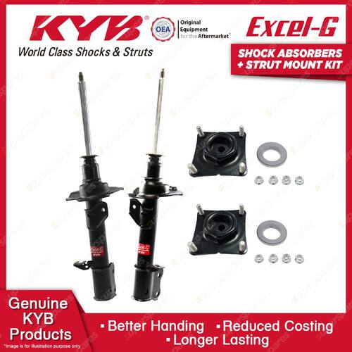 Pair Front KYB Shock Absorbers Strut Top Mount Kit for Mazda Tribute 5Z 6Z 8Z CU