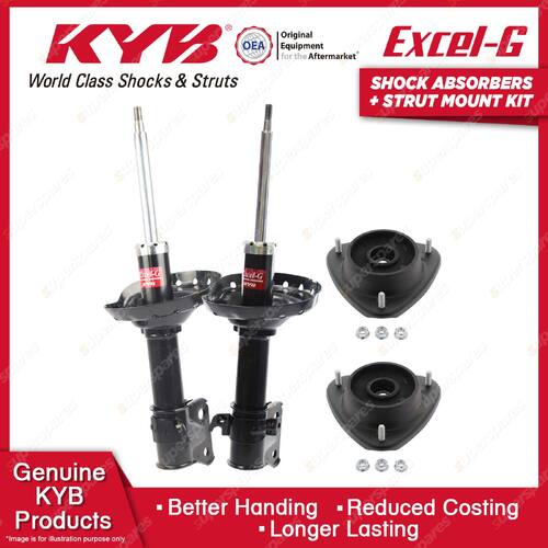 2 Front Shock Absorbers Strut Mount Kit for Subaru Impreza GG EJ 201 204 251 255