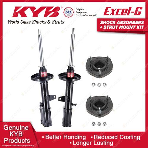 Rear KYB Shock Absorbers Strut Mount Kit for Toyota Celica ST204R Liftback 94-99