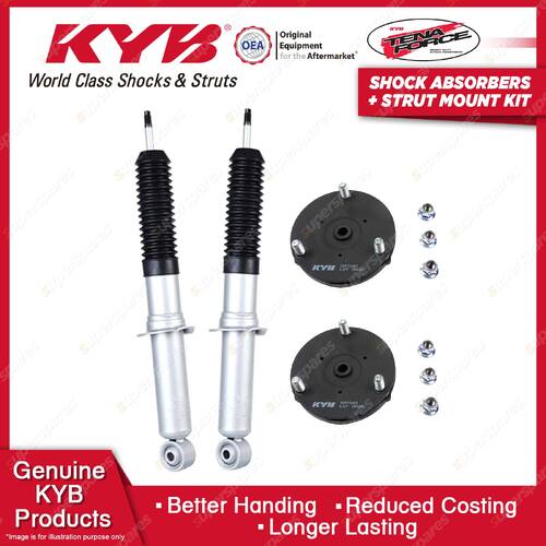 2 Front KYB Tena Force Shocks Strut Mount for ISUZU MU-X LS-M LS-T LS-U UCR UCS
