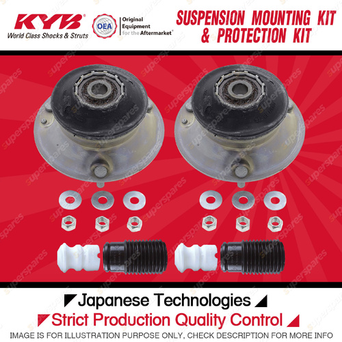 KYB Front Strut Mount Bump Stop Dust Cover Kit for BMW 5 Series E39 E60 E61