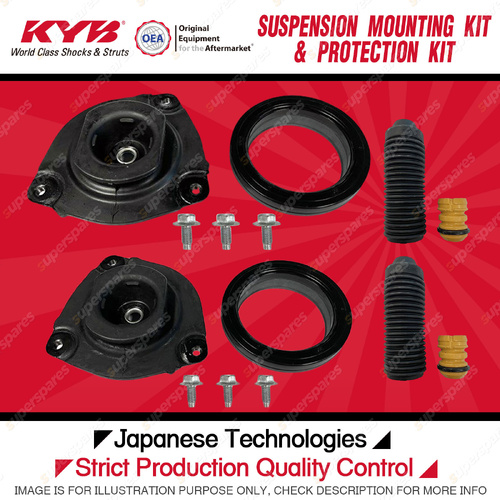 KYB Front Strut Mount Bump Stop Dust Cover Kit for Nissan Juke F15 Leaf AZE0 ZE0