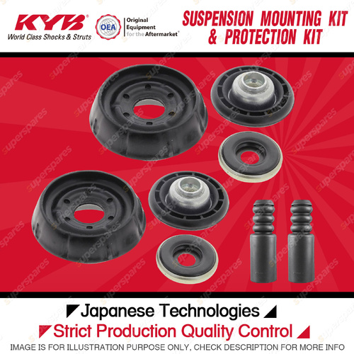 KYB Front Strut Mount Bump Stop Dust Cover Kit for Renault Kangoo X76 Clio MK II