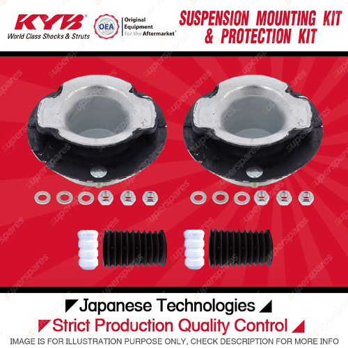 KYB Front Strut Mount Bump Stop Dust Cover Kit for Benz W124 200 230 260 300 320