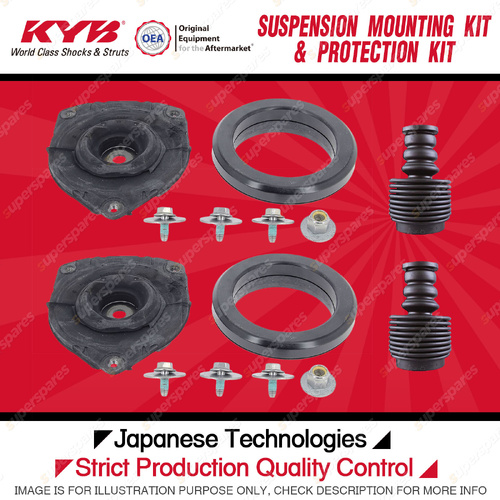 KYB Front Strut Mount Bump Stop Dust Cover Kit for Renault Megane X32 X95 10-13