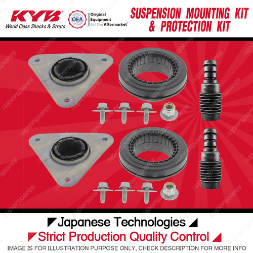 KYB Front Strut Mount Bump Stop Dust Cover Kit for Renault Clio MK III RS 10-10