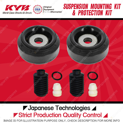 KYB Front Strut Mount Bump Stop Dust Cover Kit for Audi 80 90 B3 B4 1986-1995