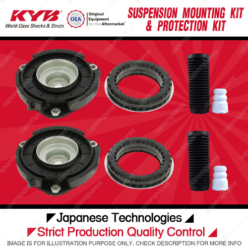 KYB Front Strut Mount Bump Stop Dust Cover Kit for Audi A3 8P 2004-2013