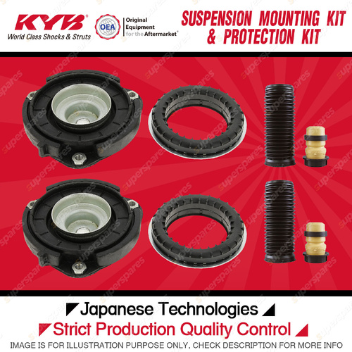 KYB Front Strut Mount Bump Stop Dust Cover Kit for Volkswagen Caddy 2K 05-15