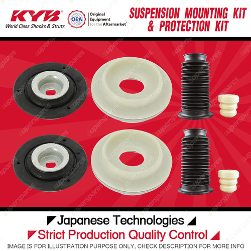 KYB Front Strut Mount Bump Stop Dust Cover Kit for Fiat Punto 188 Hatch 06-On