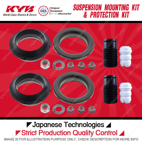 KYB Front Strut Mount Bump Stop Dust Cover Kit for Peugeot 405 D6A D6C 88-93