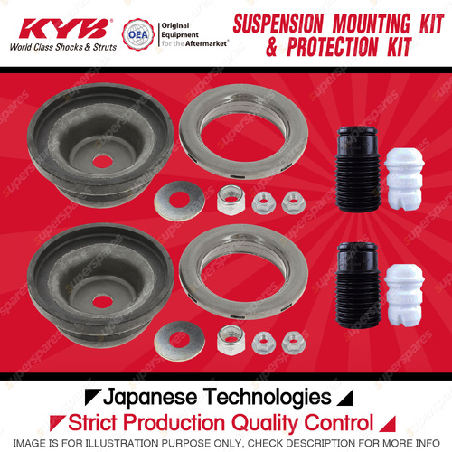 KYB Front Strut Mount Bump Stop Dust Cover Kit for Peugeot 405 D70 1993-1998