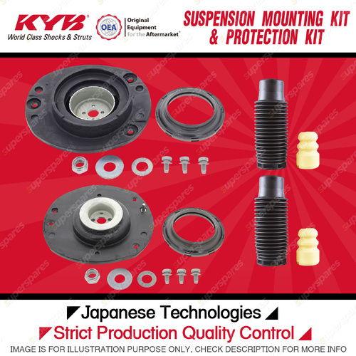 KYB Front Strut Mount Bump Stop Dust Cover Kit for Peugeot 206 1.4 1.6 2.0 99-07