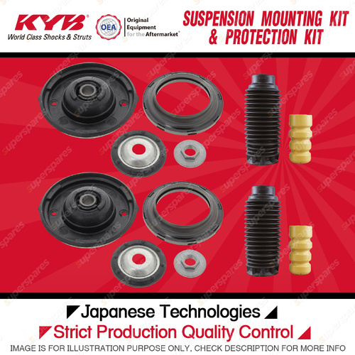 KYB Front Strut Mount Bump Stop Dust Cover Kit for Citroen C4 Picasso 2007-2013