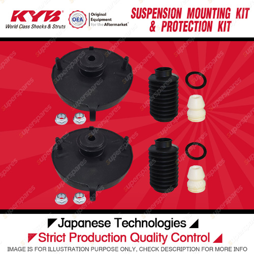 KYB Rear Strut Mount Bump Stop Dust Cover Kit for Ford Laser KF KH 1990-1994