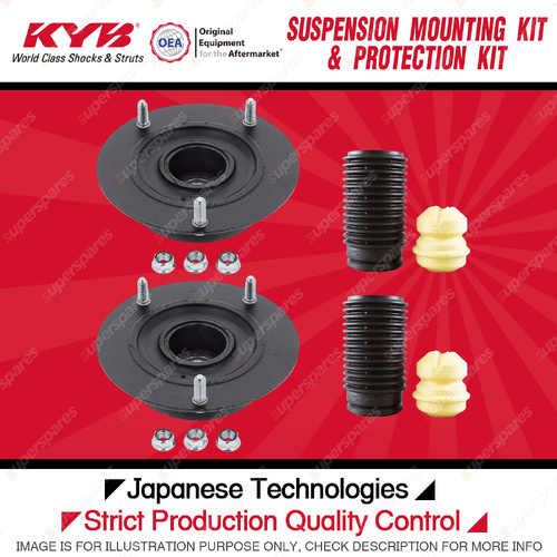 KYB Front Strut Mount Bump Stop Dust Cover Kit for Volvo 240 244 260 264 265