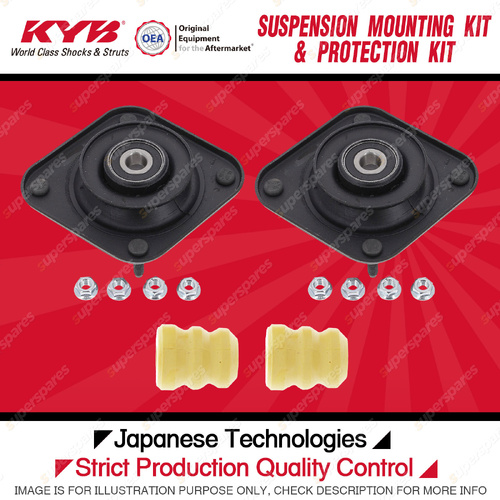 KYB Front Strut Mount Bump Stop Dust Cover Kit for Hyundai S Coupe 1N 90-96