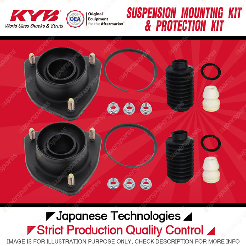 KYB Rear Strut Mount Bump Stop Dust Cover Kit for Nissan Maxima J30 1990-1993