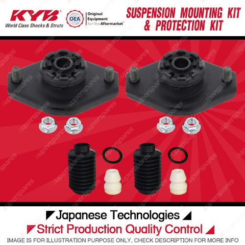 KYB Rear Strut Mount Bump Stop Dust Cover Kit for Suzuki Swift SF310 SF413 89-99