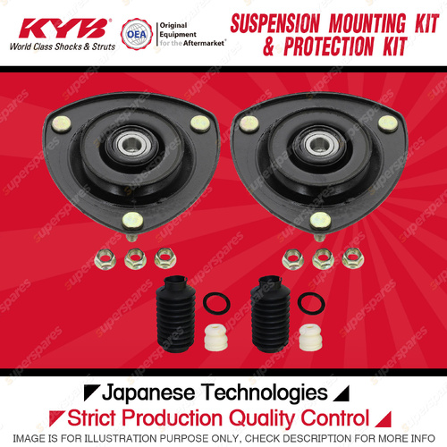 KYB Front Strut Mount Bump Stop Dust Cover Kit for Mitsubishi Nimbus UF 92-98
