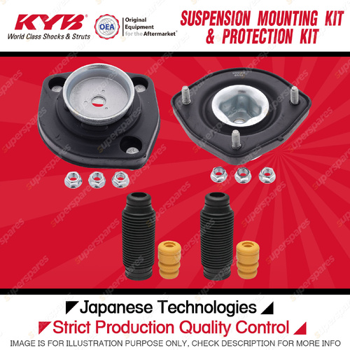 KYB Rear Strut Mount Bump Stop Dust Cover Kit for Kia Sportage KM SUV 2005-2010