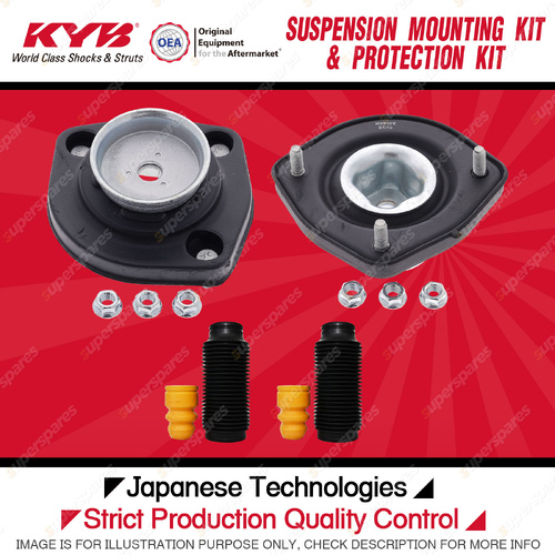 KYB Rear Strut Mount Bump Stop Dust Cover Kit for Hyundai Lantra J2 J3 1995-2000