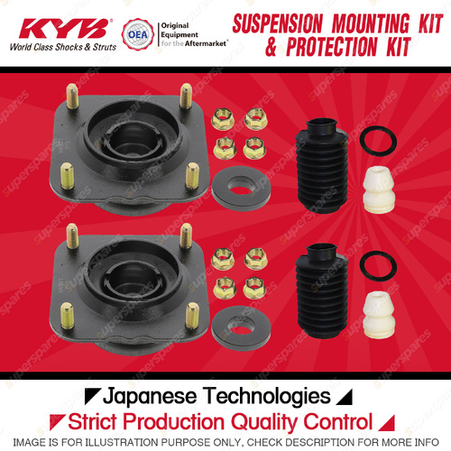 KYB Front Strut Mount Bump Stop Dust Cover Kit for Mazda 626 GW Wagon 1998-2002