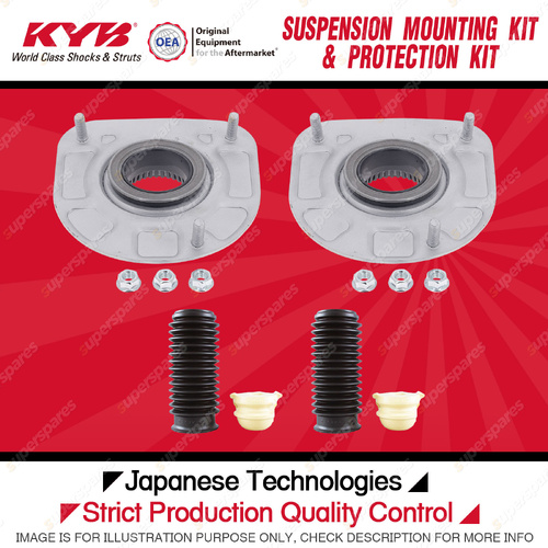 KYB Front Strut Mount Bump Stop Dust Cover Kit for Volvo S60 S80 V70 1999-2009