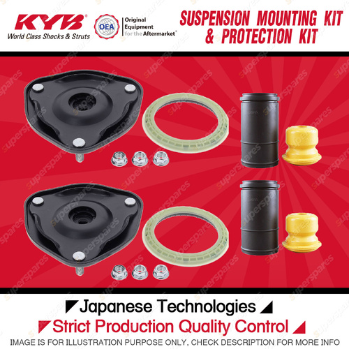 KYB Front Strut Mount Bump Stop Dust Cover Kit for Volvo V40 08/2000-05/2004