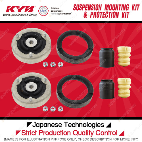 KYB Rear Strut Mount Bump Stop Dust Cover Kit for BMW 5 Series E60 Sedan 02-10