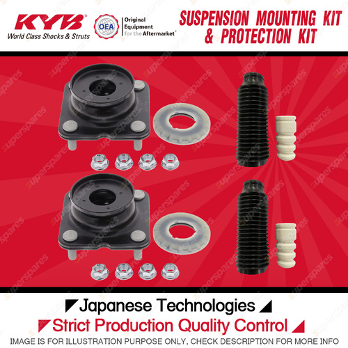 KYB Front Strut Mount Bump Stop Dust Cover Kit for Mazda CX-9 TB SUV 07-16
